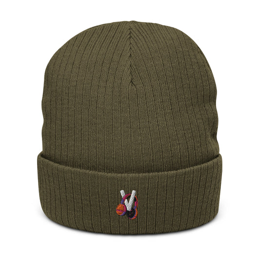 Ribbed knit beanie